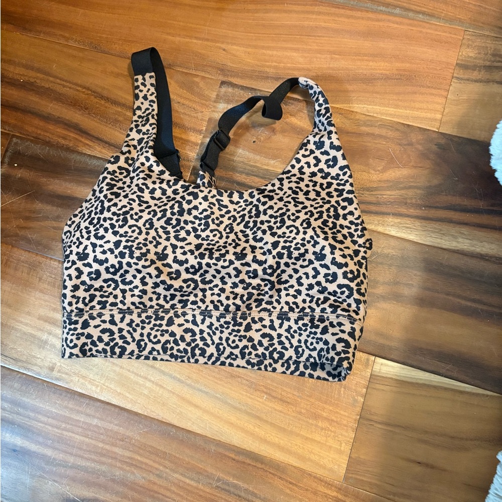 Allfenix Leopard Print Sports‎ Bra (0660)